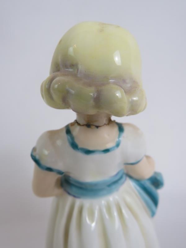 Four Royal Worcester porcelain figurines by Freda Doughty, Monday's Child, Thursday's Child, - Image 6 of 6