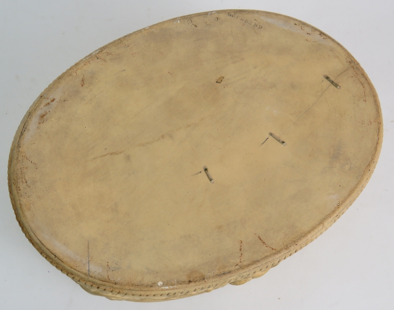 A 19th Century Copeland cane ware game pie dish with glazed liner. Height 15cm, length 21.5cm. - Image 5 of 7