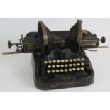 A vintage Oliver No II Batwing typewriter circa 1920s. Condition report: Overall age related wear.