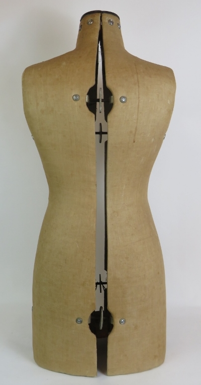 Two 1950s Chill-Daw Pioneer adjustable dress maker's dummies one on steel tripod stand. (2). - Image 3 of 9