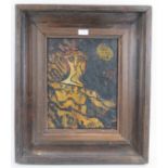 Follower of Pablo Picasso (1881-1973) - 'Abstract Woman', mixed media on panel, 37cm x 29cm, framed.