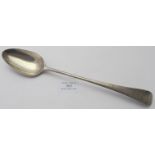 A George III silver old English pattern basting spoon, London 1787, George Smith & William Fearn,