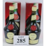 Two bottles of Dom Benedictine liqueur, 70cl 40% vol, both with presentation boxes. (2). Condition