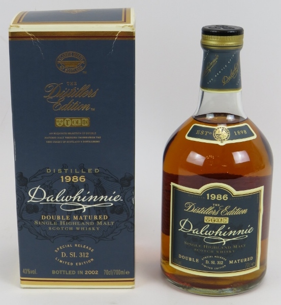 One bottle of Dalwhinnie Distiller's Edition single highland malt whisky 1986, bottled 2002, 70cl, - Image 2 of 3