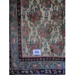 Afshar Persian Western Kabul. A good quality rug with a silk appearance, the central panel signed