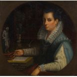 Lavinia Fontana 1552–1614 Selbstbildnis 1579 Öl auf Kupfer unten links signiert, bezeichnet und