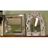TWO USEFUL & DECORATIVE WALL MIRRORS VARIOUS