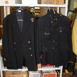 ROYAL TANK REGIMENT Officers Blue jacket, Prices Taylors Ltd, 1953, size 20, RTR brass buttons,