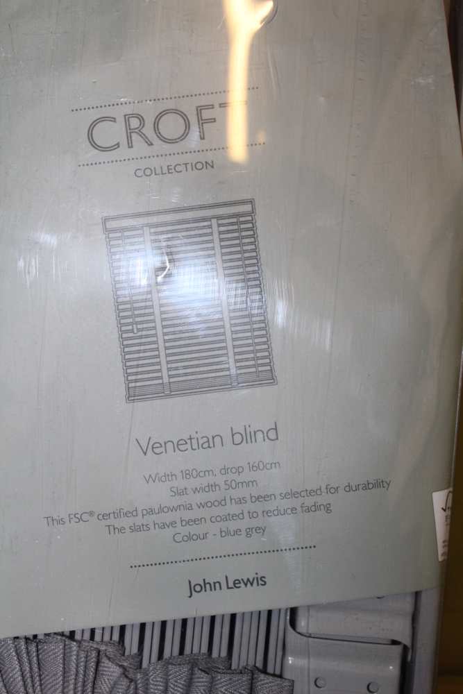 A BRAND NEW BOXED JOHN LEWIS BRANDED VENETIAN BLIND, 180cm wide, 160cm drop - Image 2 of 2