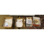 FOUR BOXES HOUSING A LARGE COLLECTION OF LIMITED EDITION COMMEMORATIVE PLATES, some with