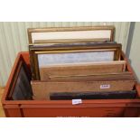 A CRATE OF USEFUL & DECORATIVE PICTURES & PRINTS VARIOUS