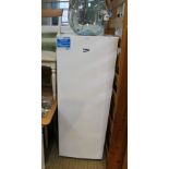 A WHITE FINISHED BEKO FREESTANDING FREEZER