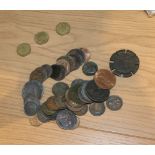 A LARGE SELECTION OF COINS VARIOUS many uncirculated, to include; Victorian farthings, 1720