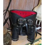 A CASED PAIR OF HILKINSON BRANDED BINOCULARS