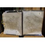 FOUR ANTIQUE COUNTY MAPS of Warwickshire and Worcestershire, unmounted and unframed