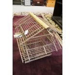 A SMALL SIZED ORIENTAL BAMBOO BIRDCAGE