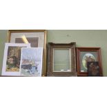 A SELECTION OF DECORATIVE PRINTS & FRAMES various