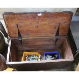 A SOFTWOOD TOOLBOX plus contents