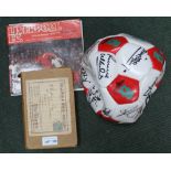 A LIVERPOOL FOOTBALL CLUB OFFICIAL ANNUAL 1980 containing numerous autographs, together with a