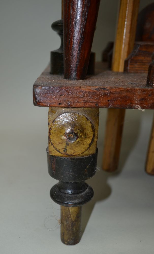 A WOODEN CROQUET SET ON STAND comprising seven mallets, six balls, two posts & five iron hoops, - Image 2 of 6