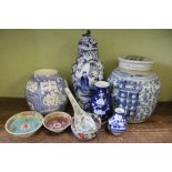 A SELECTION OF ORIENTAL PORCELAIN