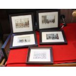 A SMALL SELECTION OF ROBERT STEPHEN LOWRY COLOURED PRINTS