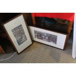 TWO SIGNED LIMITED EDITION PRINTS OF FRENCH SHOP FRONTS