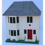 A 1950s SMALL SIZED TRIANG 50 DOLL'S HOUSE with single opening front, 50cm x 45cm