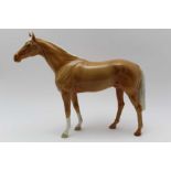 A BESWICK ARAB STANDING POTTERY HORSE 29cm high