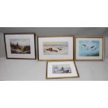 FOUR VARIOUS LIMITED EDITION PRINTS OF GAME BIRDS three by Archibald Thorburn, one by Harrison, 34cm