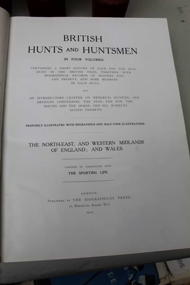 THE SPORTING LIFE - British Hunts & Huntsmen, Four volumes 'The South West of England', 'The South - Image 3 of 4