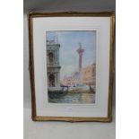 ALFRED JOHN BILLINGHURST, R.B.A (1880-1963) 'St. Marks Square, Venice' (featuring the column of