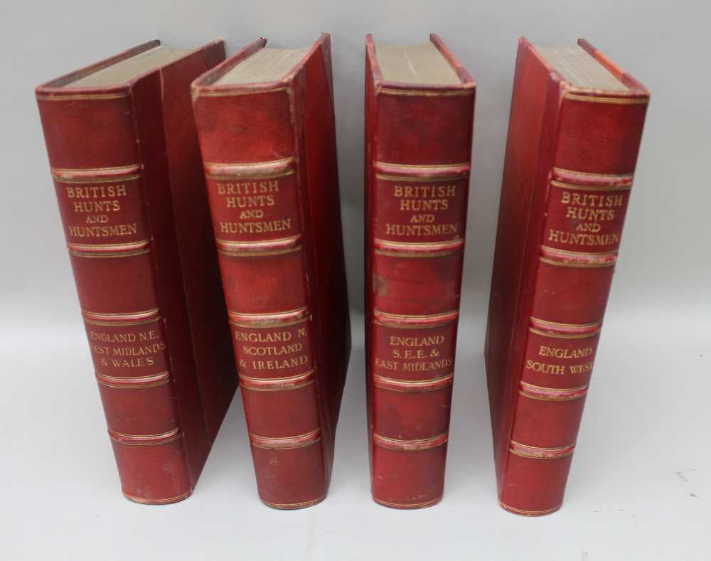 THE SPORTING LIFE - British Hunts & Huntsmen, Four volumes 'The South West of England', 'The South