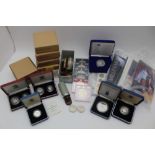 A QUANTITY OF ROYAL MINT PROOF, uncirculated and circulated coins, to include silver