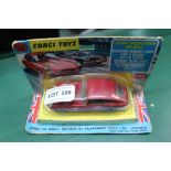 A CORGI TOYS E-TYPE JAGUAR , No.335, in original blister pack