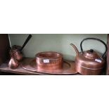 A SELECTION OF DOMESTIC COPPERWARE