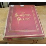 A 19TH CENTURY BOUND VOLUME titled The Shakspere Gallery (sic) being a collection of 45 steel