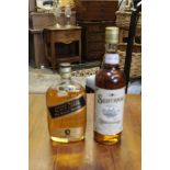 1 half bottle Johnnie Walker Black Label & 1 bottle Scots Mac Malt Whisky Mix (2)