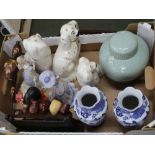 A SELECTION OF DOMESTIC POTTERY & PIPES