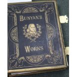 A GILT TOOLED HARDBACK VOLUME OF BUNYAN WORKS