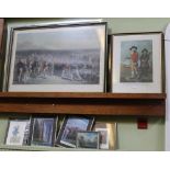 A LARGE SELECTION OF PRINTS APPERTAINING TO GOLF