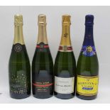 Laurent Perrier Champagne NV, 1 bottle Harvey Nicholls Brut, 1 bottle Hiedsieck Monopole, 1 bottle