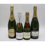 Perrier Jouet, 70cl, 1 bottle Defontaine, 70cl, 1 bottle Moet et Chandon, 375cl, 1 bottle Pol