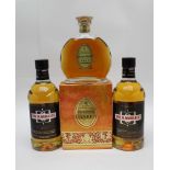 Drambuie Liqueur, 70cl x 2 bottles Cognac Frapin Grand Champagne FSOP, 35cl bottle, boxed (3)