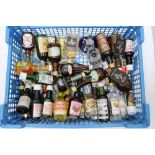 A Varied Selection of approx fifty Miniatures, to include Creme de Framboise, Cornish Scrumpy,