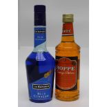 Hoppe Orange Bitters Liqueur 25.7%, 1 x 50cl Blue Curaçao Liqueur 20%, 1 x 50cl (2)