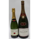 Laurent-Perrier 1.5 litres Brut, together with single bottle Pol Aime