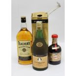 Teacher's Highland Cream, Scotch Whisky, Napolean, V.S.O.P. Brandy, Drambuie (3)