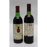 Chateau Richotey 1975, Cotes de Fronsac, 1 bottle Chateau Sociando-Mallet 1979, Haut Médoc, 1 bottle