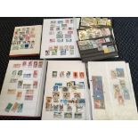 *A 10 volume all different collection of mainly used South American stamps. Important: Online